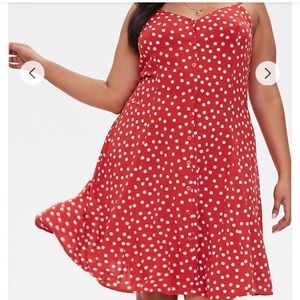 Red Polka Dot Strappy Sundress